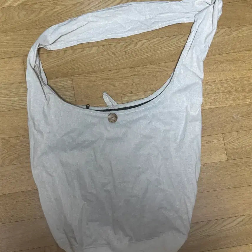 [BUNJANG] Eco Bag Shoulder Bag - Light Beige / 에코백 숄더백 라이트베이지