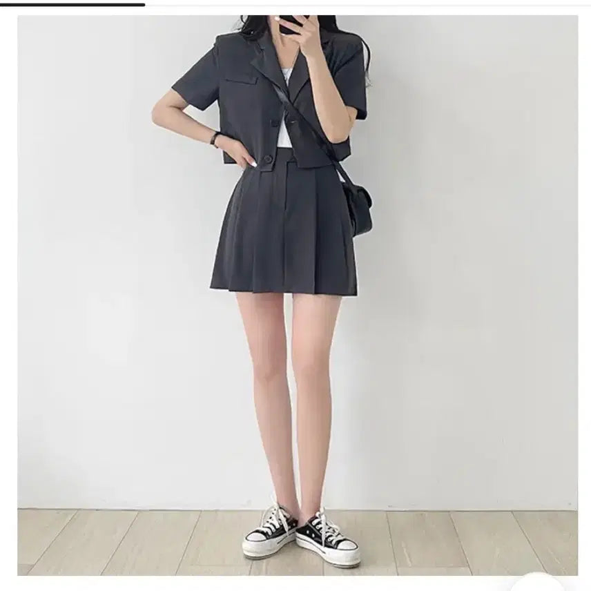 [BUNJANG] Two-Piece Setup Outfit / 투피스 셋업
