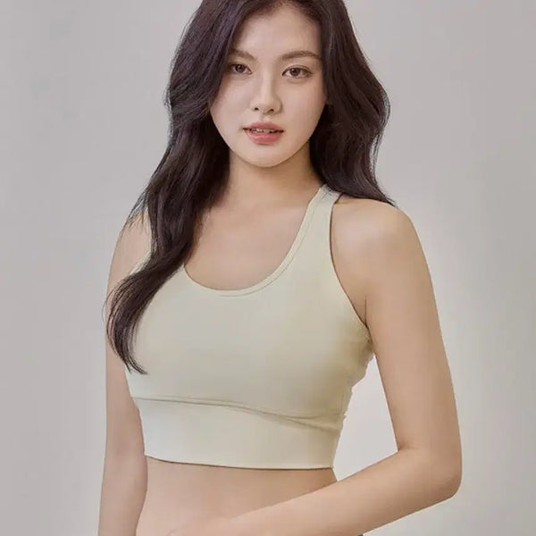 [BUNJANG] TOPTEN Sport Bra Cream S / 탑텐 스포츠 브라 크림 s