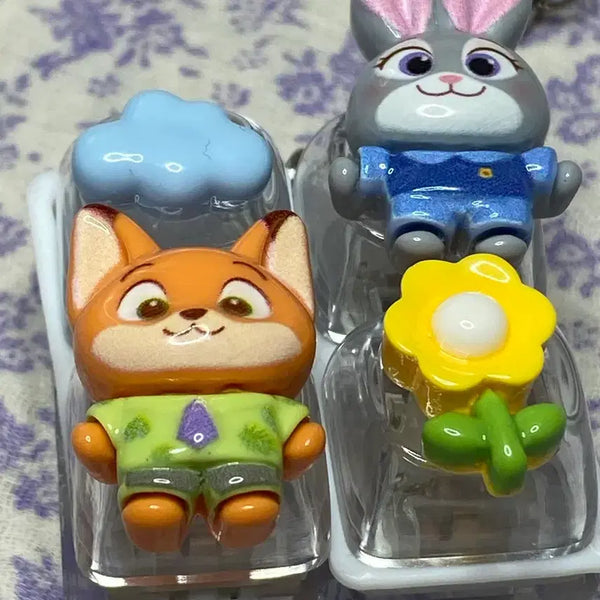 [BUNJANG] Zootopia Character Keyring / 쥬토피아 키캡키링 팝니다