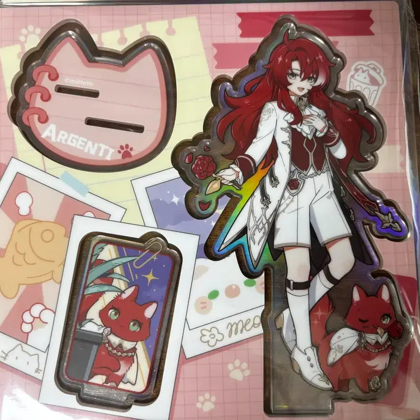 [BUNJANG] Honkai: Star Rail Argenti Tinycat Acrylic Stand / 붕괴 스타레일 아젠티 타이니캣 아크릴스탠드