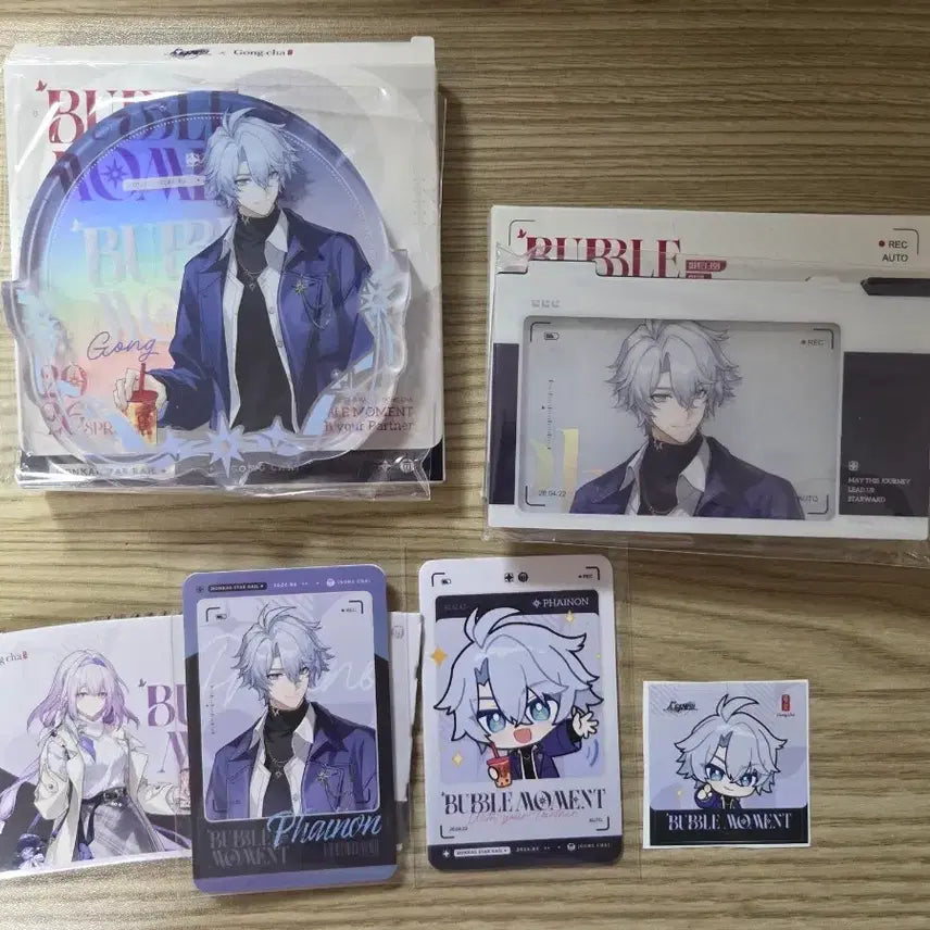 [BUNJANG] Honkai Star Rail Fai Non Gongcha Acrylic Photocard Sticker Bundle Set / 붕괴 스타레일 파이논 공차 아크릴 포토카드 스티커 일괄