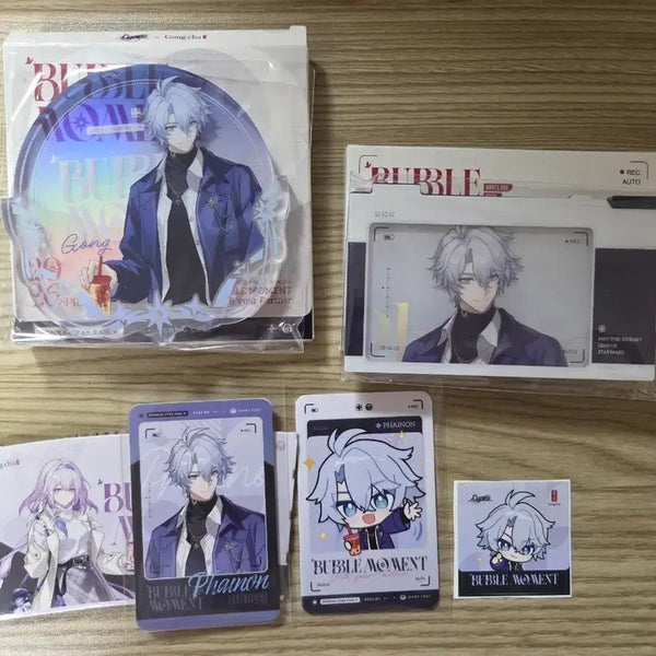 [BUNJANG] Honkai Star Rail Fai Non Gongcha Acrylic Photocard Sticker Bundle Set / 붕괴 스타레일 파이논 공차 아크릴 포토카드 스티커 일괄