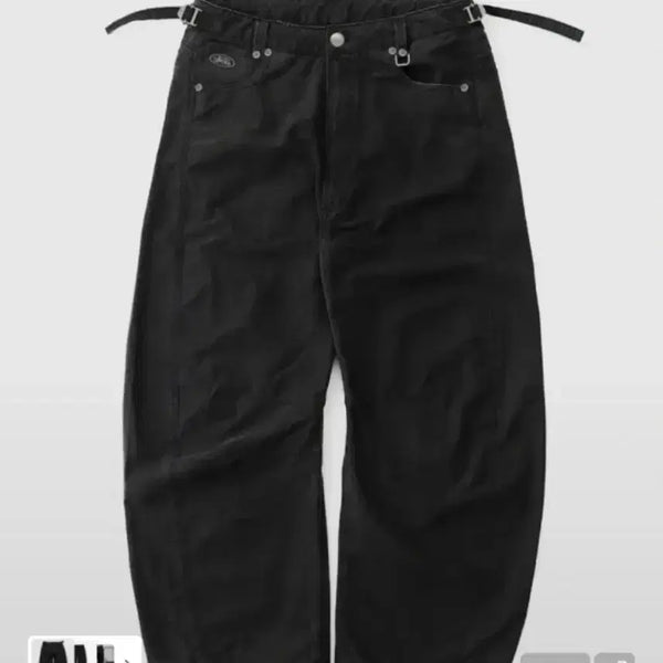 [BUNJANG] Bad Blood Viper 301 Semi-Curved Pants Black / 배드블러드 바이퍼 301 세미 커브드 팬츠 블랙