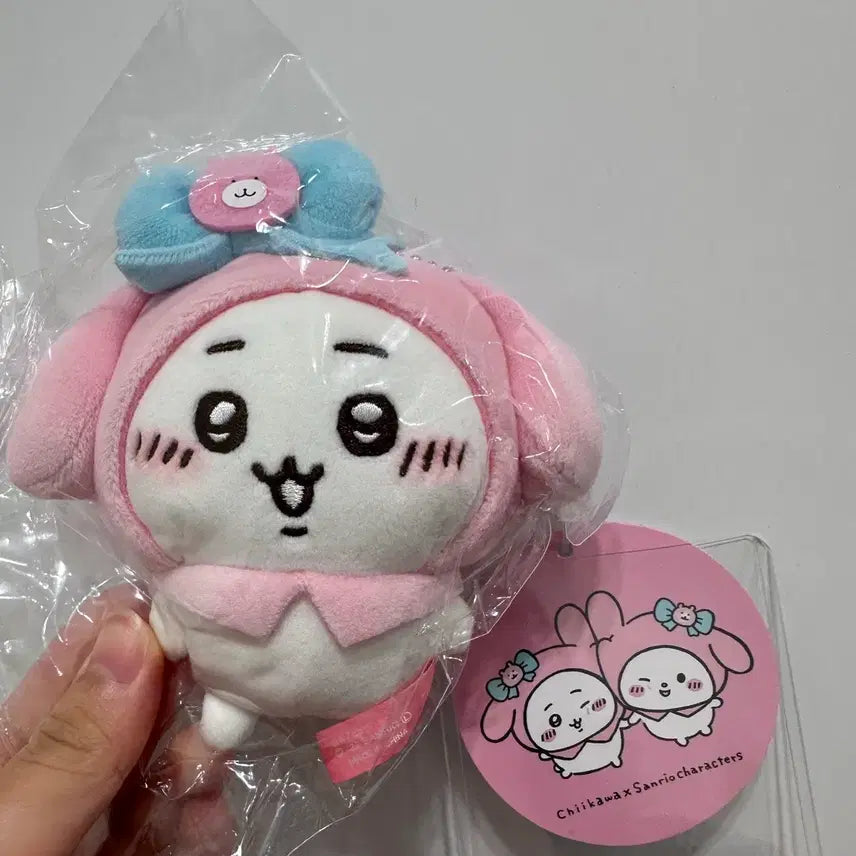 [BUNJANG] Chiikawa x Sanrio Collaboration My Melody Chiikawa Mascot / 치이카와 산리오 콜라보 마이멜로디 치이카와 마스코트