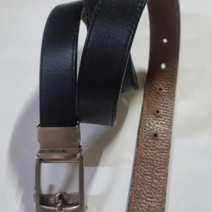 [BUNJANG] Customellow Men's Reversible Genuine Leather Belt / 커스텀멜로우 리버서블 남성용 통가죽 양면  벨트 이미지참조 구제
