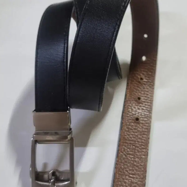 [BUNJANG] Customellow Men's Reversible Genuine Leather Belt / 커스텀멜로우 리버서블 남성용 통가죽 양면  벨트 이미지참조 구제