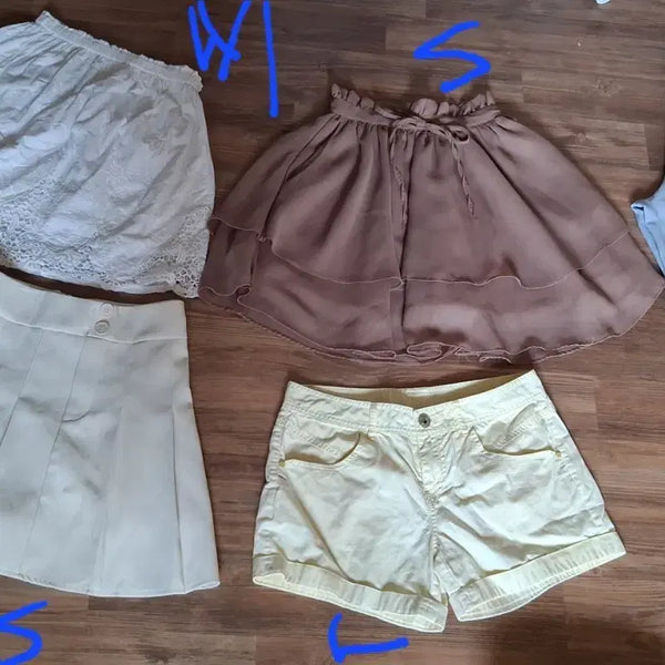 [BUNJANG] Women's 5-Piece Bottoms Set / 여성 하의 5종 세트일괄 (스커트, 반바지, 바지