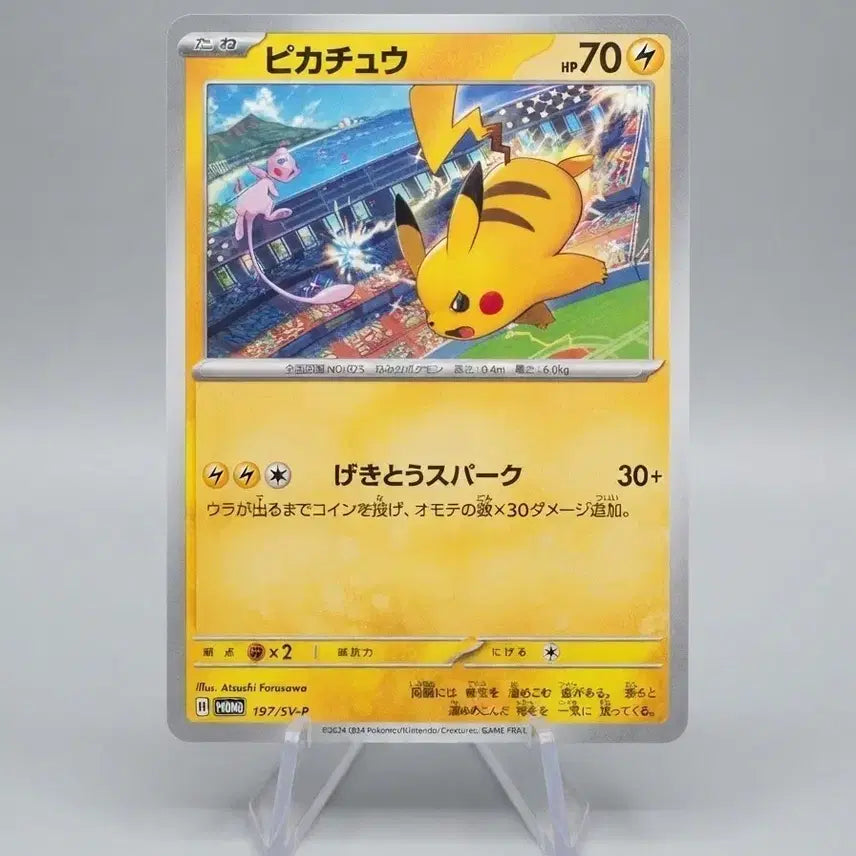 [BUNJANG] Pikachu Promo Scarlet & Violet Japanese Edition / 피카츄 프로모 스칼렛바이올렛 일판