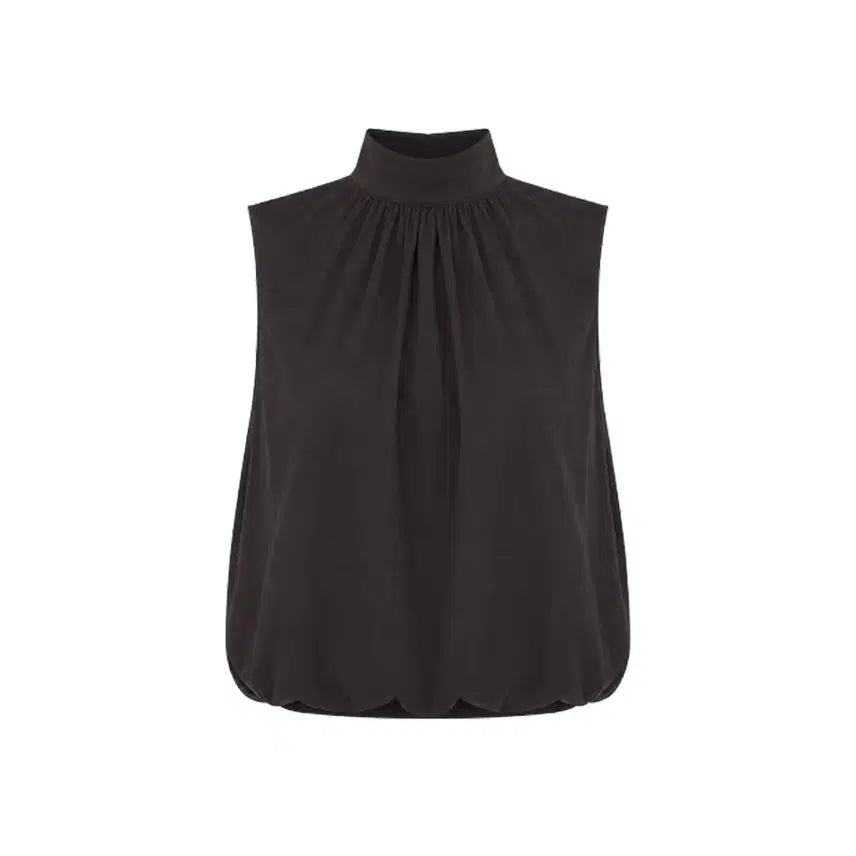 [BUNJANG] ESSENTIAL by EQL Volume Sleeveless Top Black / EQL 슬리브리스 탑