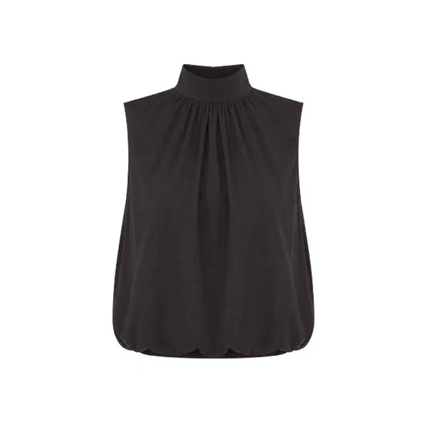 [BUNJANG] ESSENTIAL by EQL Volume Sleeveless Top Black / EQL 슬리브리스 탑