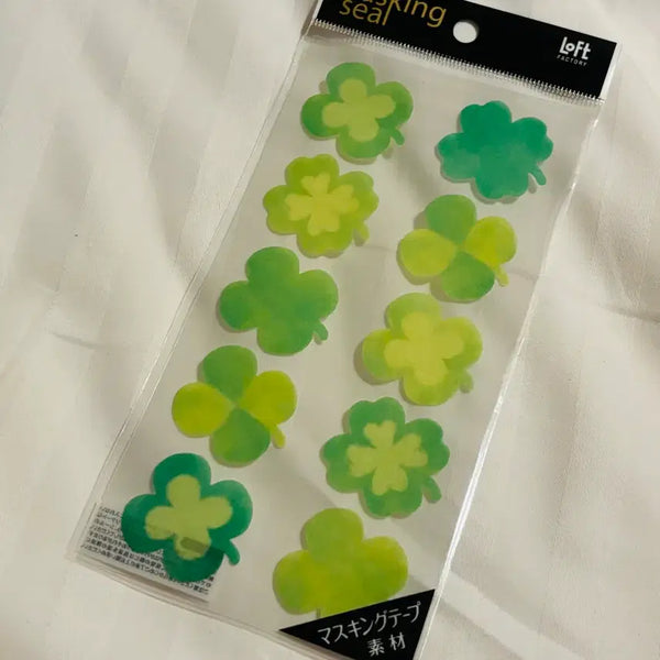 [BUNJANG] Loft Limited Mind Wave King Clover Seal Sticker / 로프트한정마인드웨이브마스킹왕클로버씰스티커