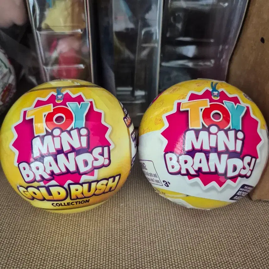 [BUNJANG] Toy Mini Brands Gold Rush Collection & Mini Brands Collection Bundle Set (2 Items) / 일괄)토이 미니 브랜드 골드러시+토이미니브랜드  컬렉션 2개
