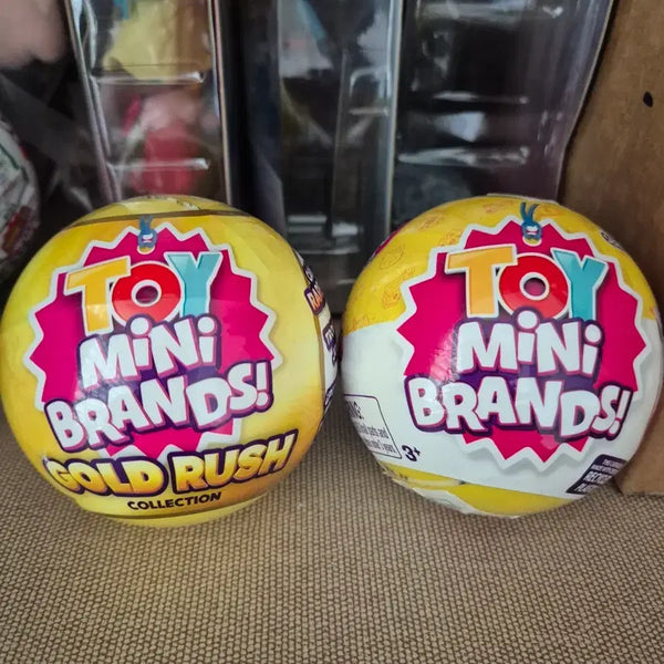[BUNJANG] Toy Mini Brands Gold Rush Collection & Mini Brands Collection Bundle Set (2 Items) / 일괄)토이 미니 브랜드 골드러시+토이미니브랜드  컬렉션 2개