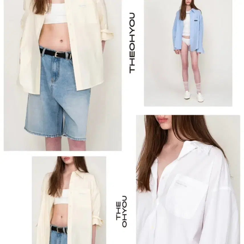 [BUNJANG] The Oh Yu Summer Over-fit Shirt / [김지영, 태리태리 착용] 더오유 summer over-fit shirt