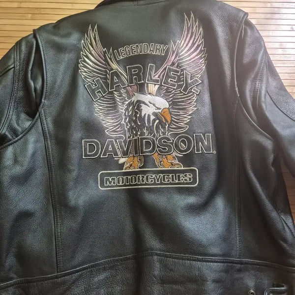 [BUNJANG] Harley-Davidson Leather Jumper / 할리데이비슨 가죽점퍼
