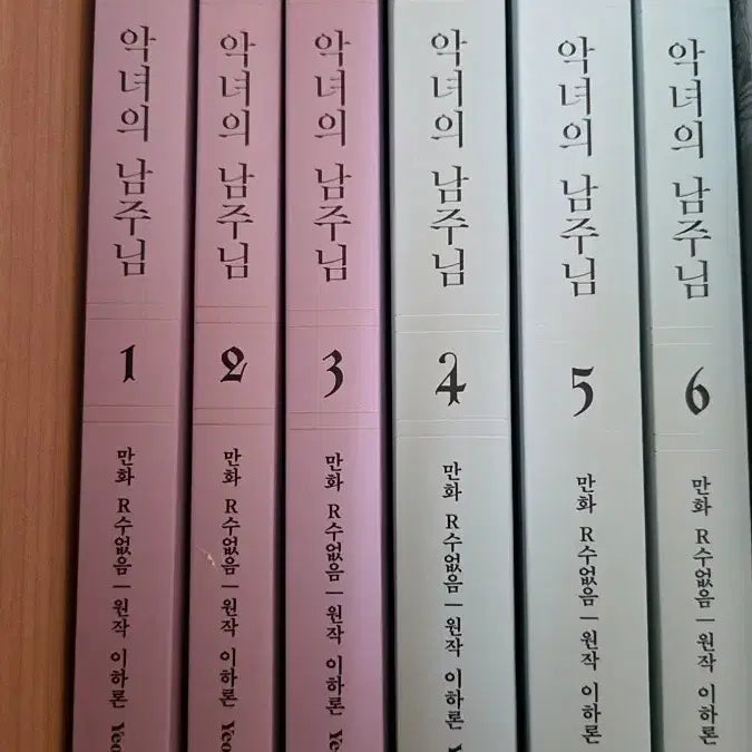 [BUNJANG] Villainess's Male Lead Vol. 1-6 Set / 악녀의 남주님 단행본 일괄 판매