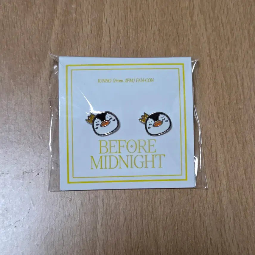 [BUNJANG] 2PM Lee Junho Junho Bimina Japan Ppaeng Ppaeng Earring Set (Sealed) / (미개봉) 이준호 준호 비미나 일본 펭펭이 귀걸이 투피엠