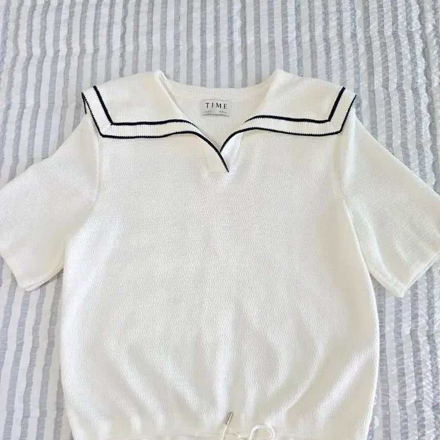 [BUNJANG] TIME Sailor Collar Knit Top / 23ssTIME 타임 세일러 카라니트탑(랑방한섬마인)