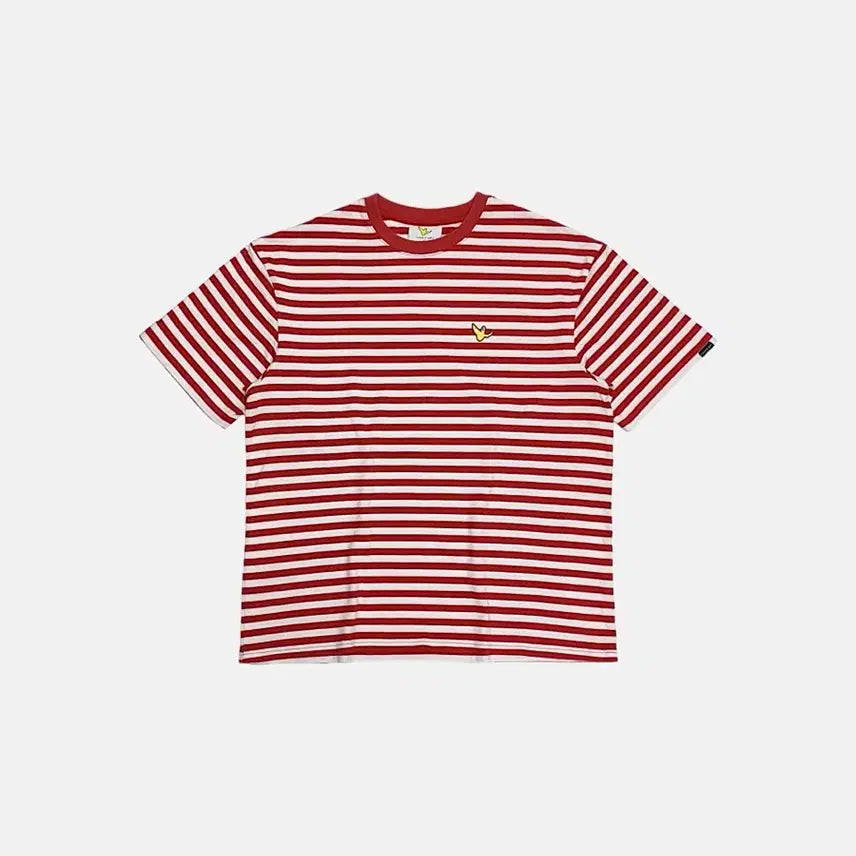 [BUNJANG] WERE ISNT Mark Gonzales Stripe Short Sleeve T-Shirt / 와릿이즌 마크곤잘레스 스트라이프 반팔티셔츠