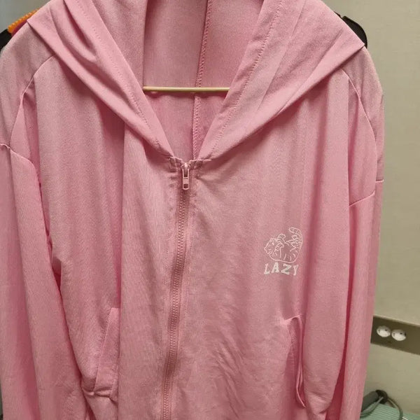 [BUNJANG] Pink Character Rash Guard / 래쉬가드 새옷