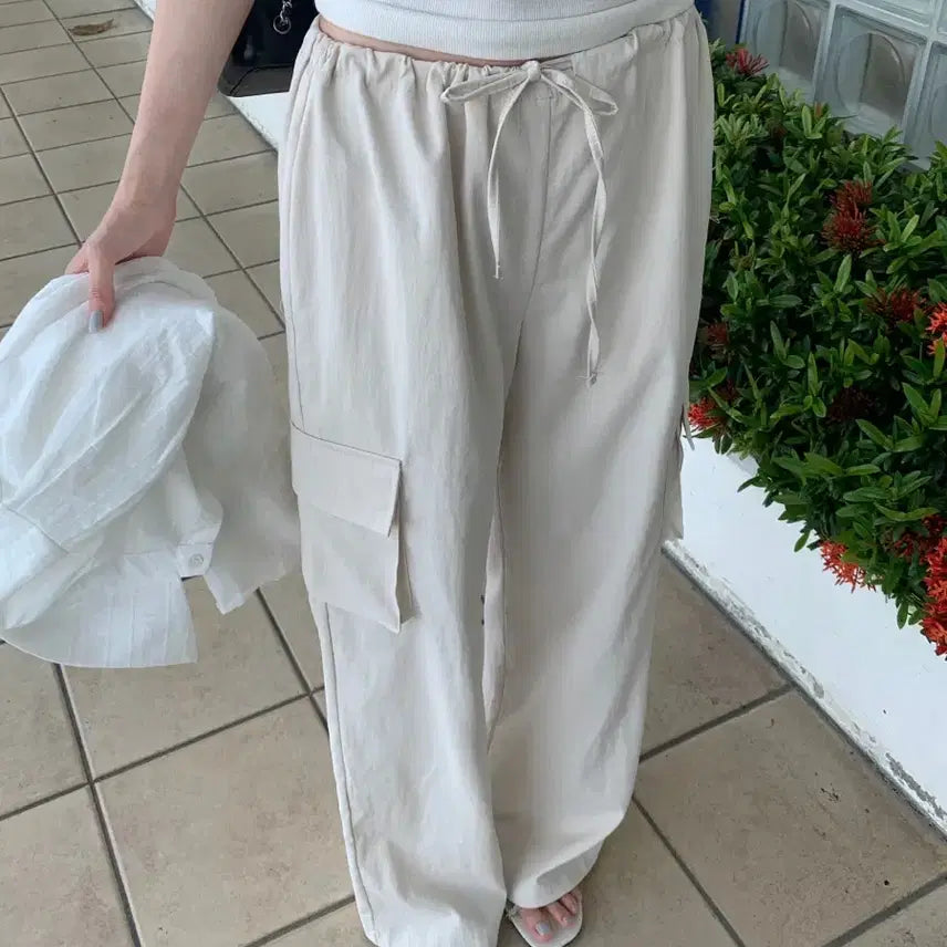 [BUNJANG] Monet Mello Cargo Pants Beige / 새상품) monet mello cargo 샵모넷 멜로 카고 베이지