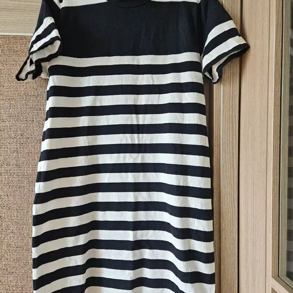 [BUNJANG] KUHO Striped Long Dress / 구호원피스