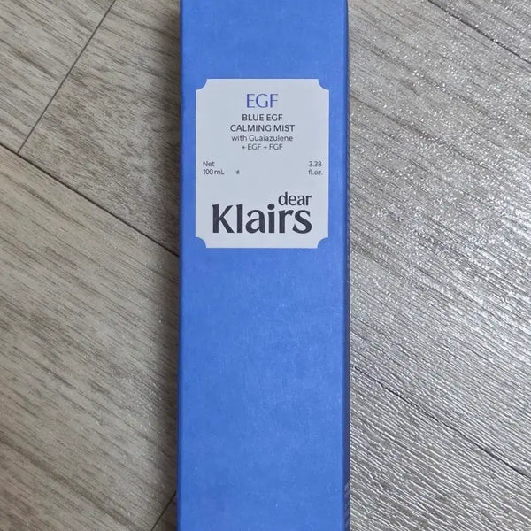 [BUNJANG] Dear, Klairs Blue EGF Calming Mist 100ml / 디어 클레어스 블루이쥐에프 카밍 미스트 100ml 새상품