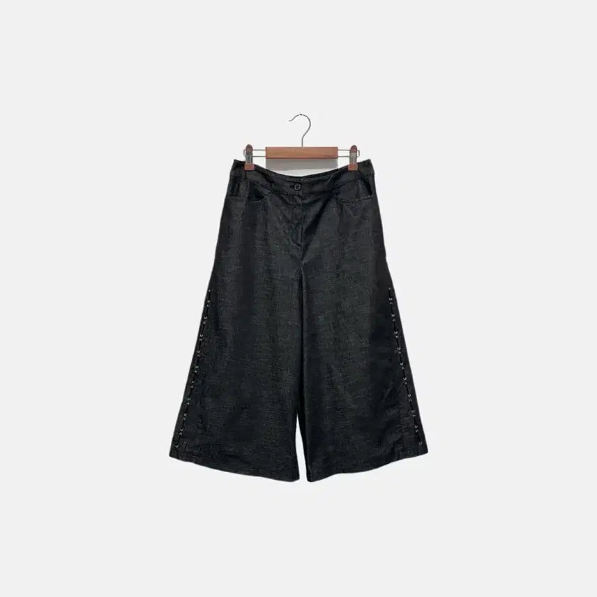 [BUNJANG] Zaskin Denim 7-Part Wide Pants Vintage / zaskin 데님 7부 와이드 팬츠 빈티지