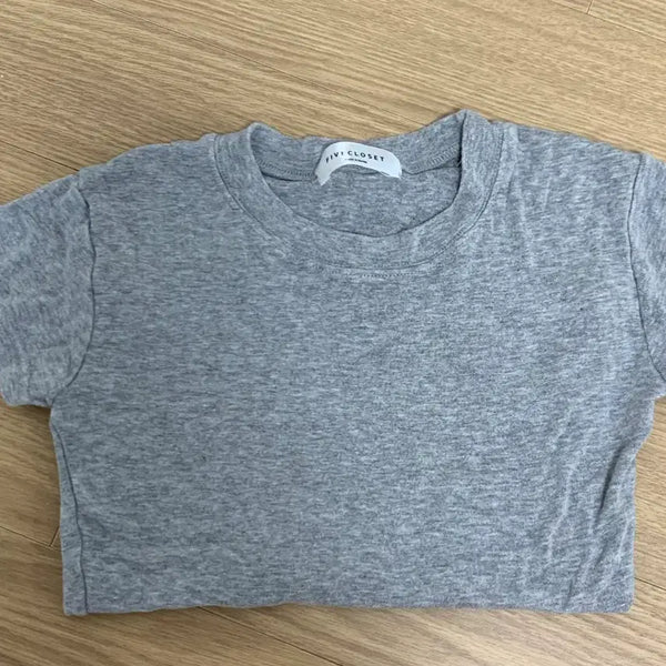 [BUNJANG] Five Closet Cheese T-shirt Short Sleeve / 파이브클로젯 치즈티 반팔들