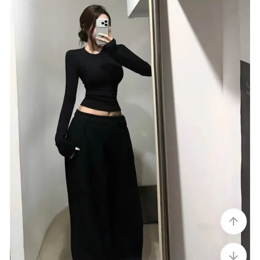 [BUNJANG] New and Better Skin Fit Long Sleeve Black M / 반택포) 뉴앤비 스킨핏 롱슬리브 판매 양도 급처