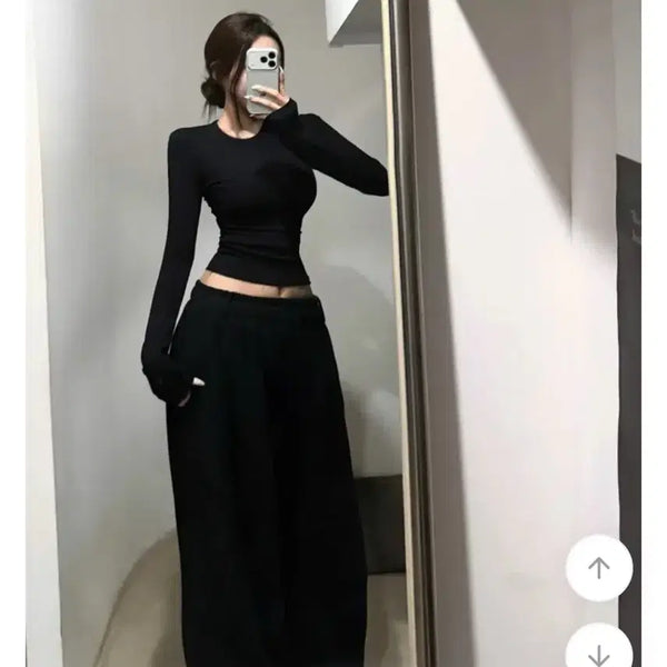 [BUNJANG] New and Better Skin Fit Long Sleeve Black M / 반택포) 뉴앤비 스킨핏 롱슬리브 판매 양도 급처