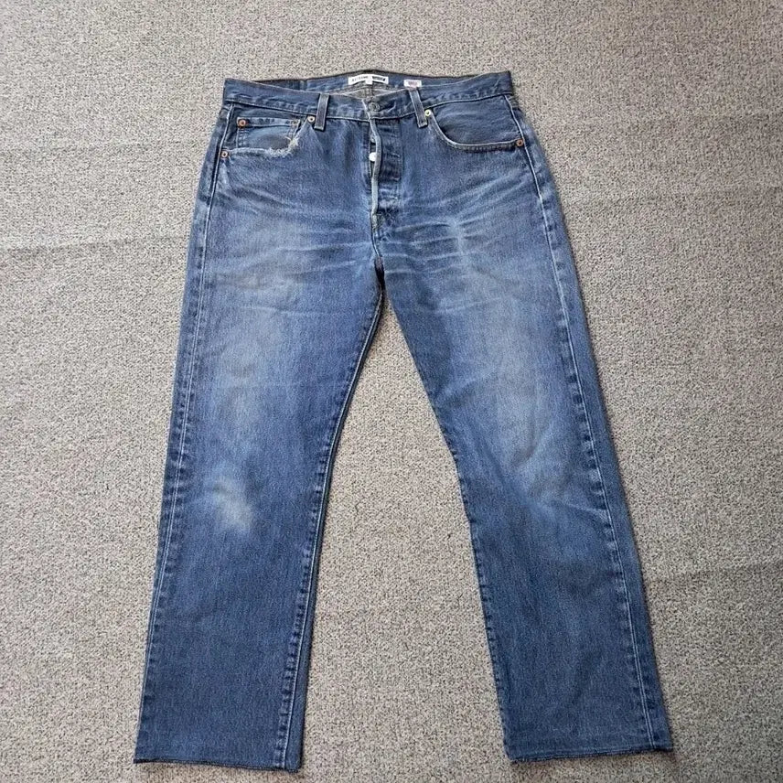 [BUNJANG] Vintage Washed Denim Pants / 리던