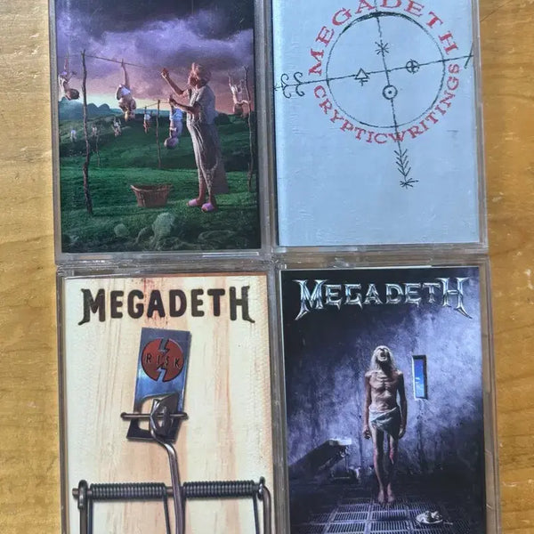 [BUNJANG] Megadeth Cassette Tape Collection / 메가데스 (Megadeth) 카세트테이프 모음