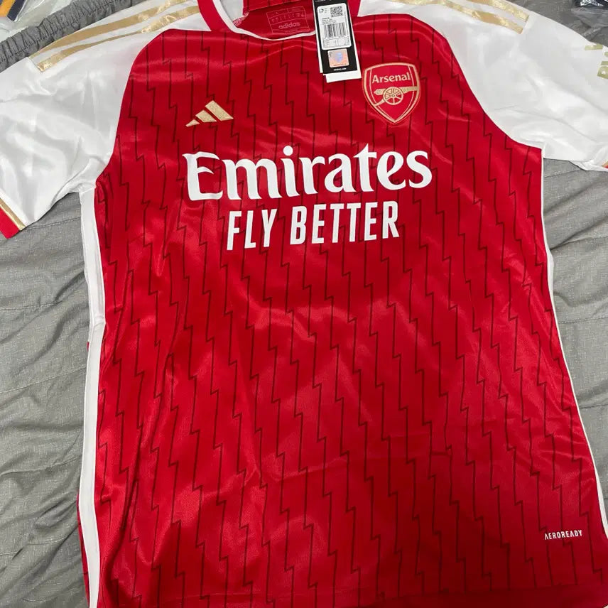 [BUNJANG] Arsenal 23-24 Home Uniform Odegaard Replica (Size L) / (새상품 / 래플) 23-24 아스날 홈 유니폼 외데고르 마킹 판매
