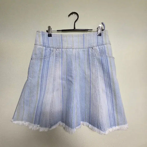 [BUNJANG] Chanel Denim Skirt / 샤넬  데님  스커트