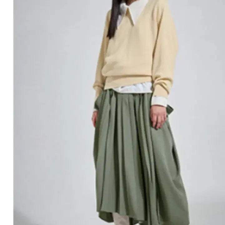 [BUNJANG] System Pleated Long Skirt / 시스템 플리츠 롱 스커트