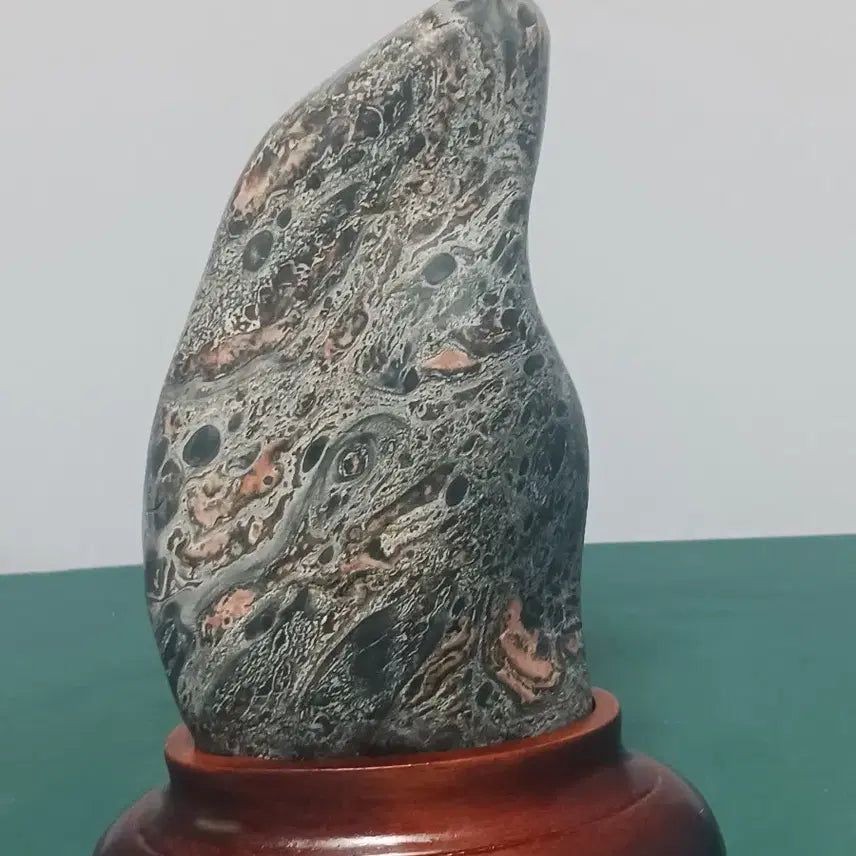 [BUNJANG] Yeongdeok Tiger-Patterned Stone / 수석(영덕공작석)