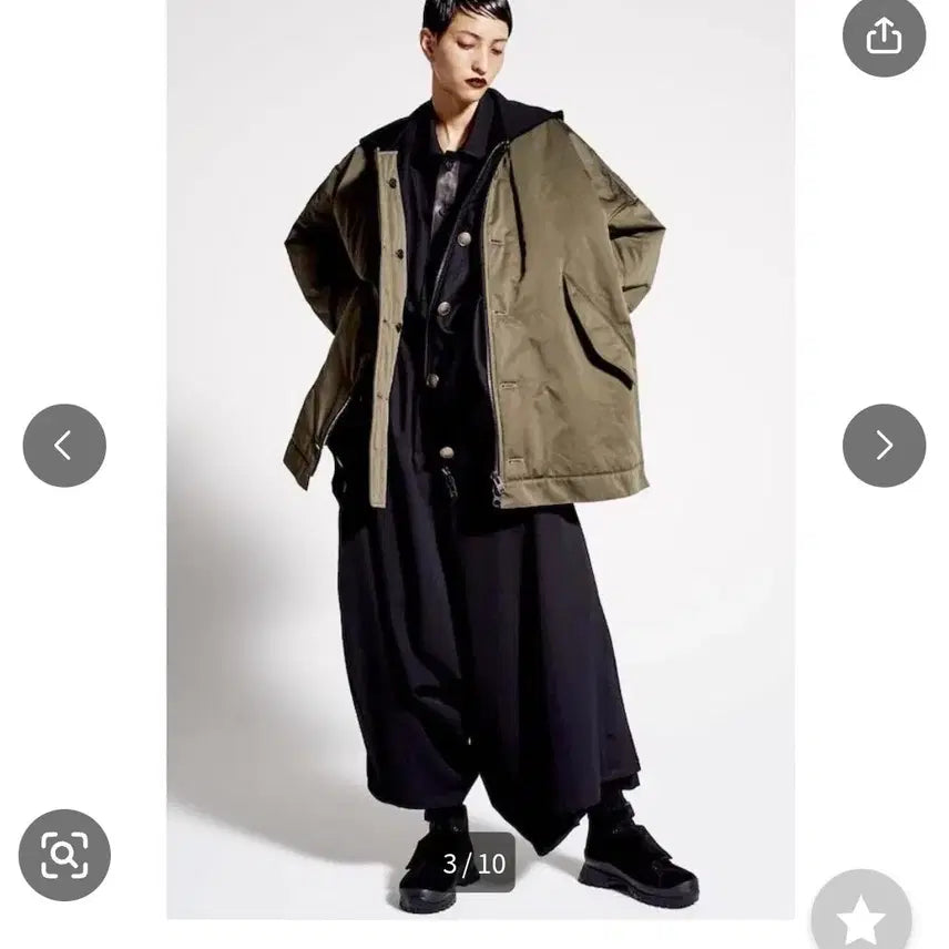 [BUNJANG] Yohji Yamamoto Oversized Field Jacket / 요지야마모토 오버핏 야상 점퍼