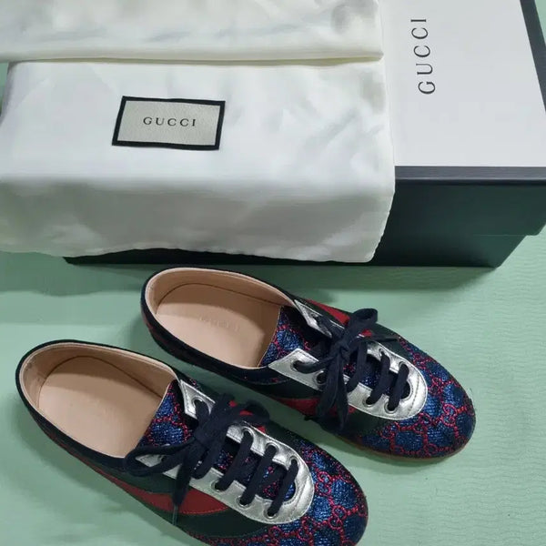 [BUNJANG] Gucci Parachute Luxe GG Sneakers / 구찌 파라체르 럭스 GG