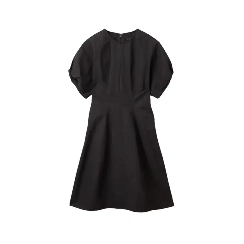 [BUNJANG] COS Sculpted Cotton Puff Sleeve A-Line Dress / COS 퍼프 소매 A라인 원피스