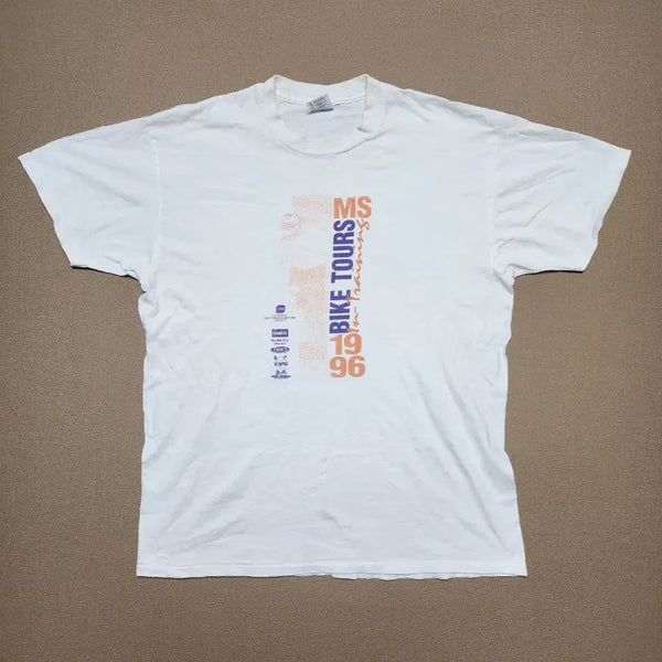 [BUNJANG] 1996 Delta MS Bike Tours Vintage T-Shirt / 90s DELTA MS Bike Tours 1996 티셔츠114