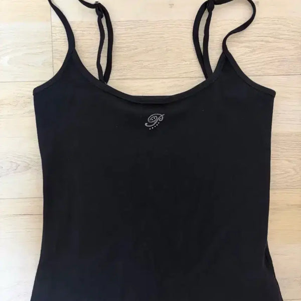 [BUNJANG] Pain Or Pleasure VERA Logo Sleeveless Top Black / 페인오어플레져 VERA LOGO TOP black