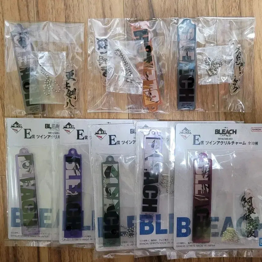 [BUNJANG] Bleach Ichiban Kuji Prize E Acrylic Keychain Set (8 Types) / 블리치 제일복권 E상 아크릴 키링 8종세트