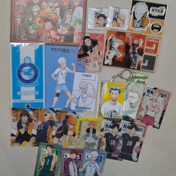 [BUNJANG] Haikyuu!! Bundle Set - Acrylic Stands, Keychains, Photocards / 하이큐 일괄
