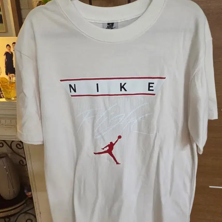 [BUNJANG] Nike Air Jordan Short Sleeve T-Shirt White / 나이키 에어조던 반팔 티셔츠 흰색