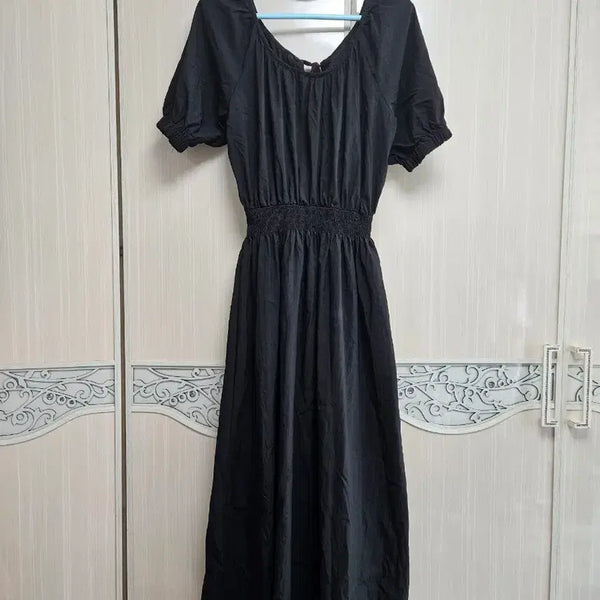 [BUNJANG] Black Long Dress Free Size / 롱 원피스 프리
