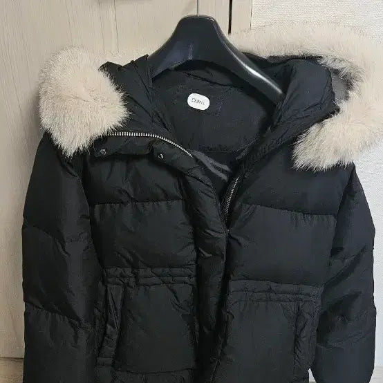 [BUNJANG] DUEL Fox Fur Padded Coat Black Size 55 / 듀엘   폭스퍼  블랙  55