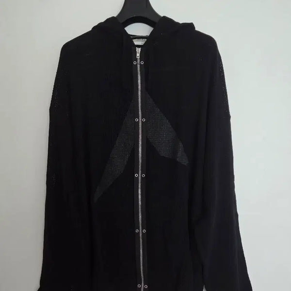 [BUNJANG] Alyx Mesh Zip-Up Hoodie Black / 알릭스 메쉬후드집업
