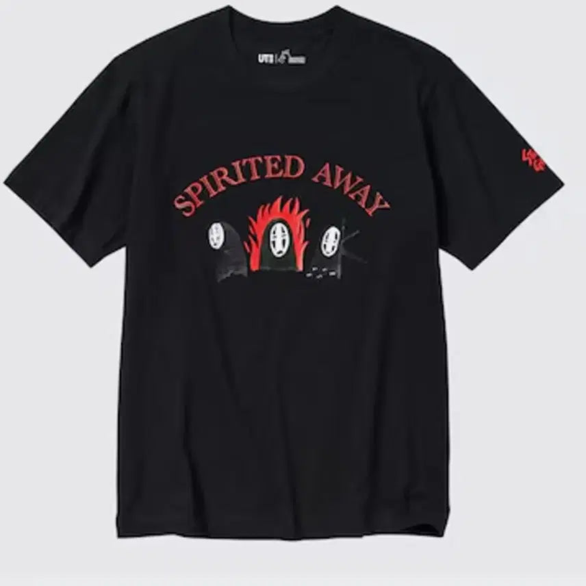 [BUNJANG] Uniqlo x Ghibli Spirited Away Kaonashi Graphic T-Shirt Size L / 유니클로 지브리 가오나시 반팔티 L